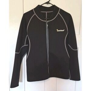 Junlan Neoprene Size L Weight Loss Sauna Workout Body Shaper Fitness Jacket